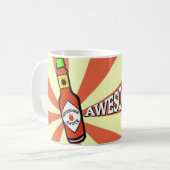 素晴らしいソース白11のozのクラシックで白いマグ コーヒーマグカップ (正面左)