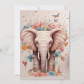 素晴らしいゾウのグリーティングカード シーズンカード (正面)