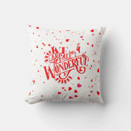 素晴らしいタイポグラフィ クッション