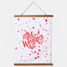 素晴らしいタイポグラフィ 吊り下げ型タペストリー