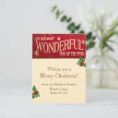 素晴らしいタイムホリデーカード シーズンカード (スタンド正面)