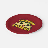 素晴らしいタコスの一続き ペーパープレート (アングル)