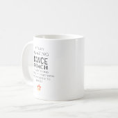 素晴らしいダンスコーチ 見つけるのが難しい個人指導の コーヒーマグカップ (正面左)