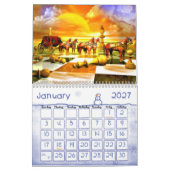 素晴らしいチェスのカレンダー カレンダー (1月 2027)