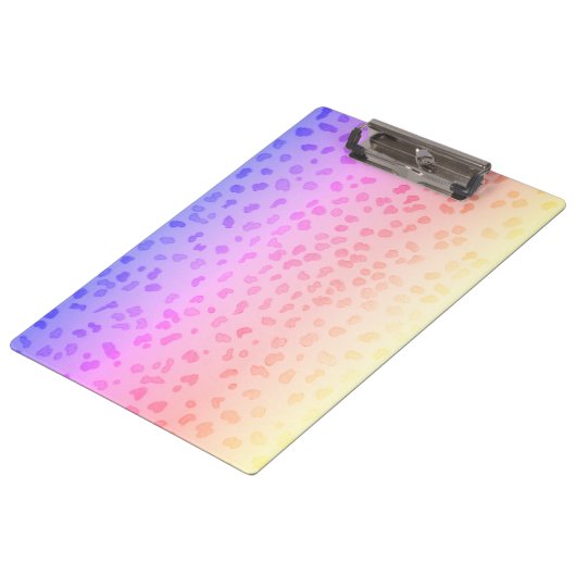 素晴らしいチータプリント クリップボード (アングル)