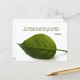 「素晴らしいチームワーク」感動的引用文 ポストカード