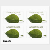 「素晴らしいチームワーク」感動的引用文 長方形シール (シート)