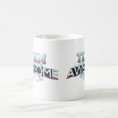 素晴らしいチーム コーヒーマグカップ (中央)