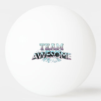 素晴らしいチーム 卓球ボール