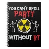 素晴らしいテックおもしろいユーモアX線放射線科医 ノートブック (正面)