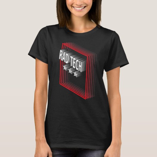 素晴らしいテックの役職の評価レトロ Tシャツ (正面)