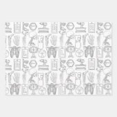 素晴らしいテックギフトラップ ラッピングペーパーシート (正面2)