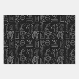 素晴らしいテックギフトラップ ラッピングペーパーシート