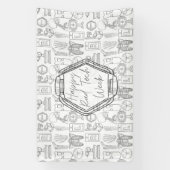 素晴らしいテック週間 横断幕 (縦)