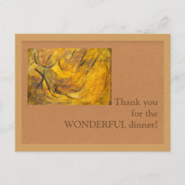 素晴らしいディナーをありがとう！ ポストカード