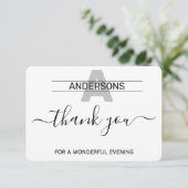 素晴らしいディナーサンキューカード サンキューカード (スタンド正面)