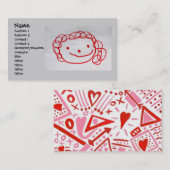 素晴らしいデイケアのための名刺 名刺 (正面/裏面)