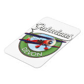 素晴らしいデボン旅行パッチ。 マグネット (左側)