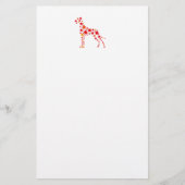 素晴らしいデーンの画像 便箋 (正面)