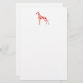 素晴らしいデーンの画像 便箋 (正面/裏面)