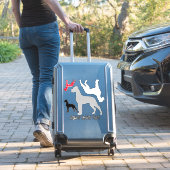 素晴らしいデーンシルエットシール シール (スーツケースインサイチュ)