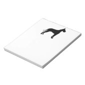 素晴らしいデーンシルエット ノートパッド (回転)