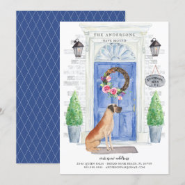 素晴らしいデーン·フロント·ドアの動きの発表 招待状