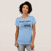 素晴らしいトイレットペーパーの浴室の討論 Tシャツ (正面フル)