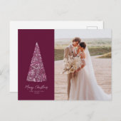 素晴らしいトウヒの木の梅のクリスマス/休日の写真 ポストカード (正面/裏面)