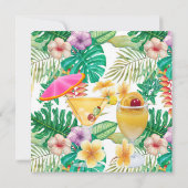 素晴らしいトロピカルカクテルフラワーズパーティーsq 招待状 (裏面)