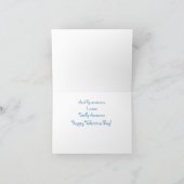 素晴らしいトンボのバレンタインカード シーズンカード (内部)