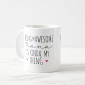 素晴らしいナナちょっと私の事のマグですであることは コーヒーマグカップ (正面左)