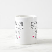 素晴らしいナナちょっと私の事のマグですであることは コーヒーマグカップ (中央)