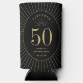 素晴らしいナンバーバースデー結婚タパーティーの記念日 スリム缶クーラー (正面)