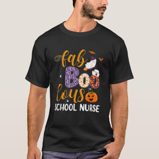 素晴らしいナースコスチューム素晴らしい学校ナースブー Tシャツ (正面)