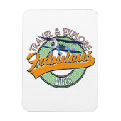 素晴らしいニジェールのロゴを探る マグネット (縦)