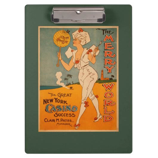 素晴らしいニューヨークのカジノの成功の劇場 クリップボード (正面)