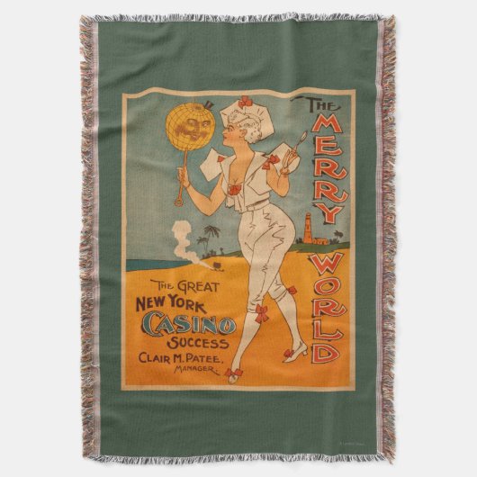 素晴らしいニューヨークのカジノの成功の劇場 スローブランケット (正面縦)
