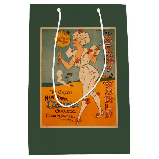 素晴らしいニューヨークのカジノの成功の劇場 ミディアムペーパーバッグ (正面)