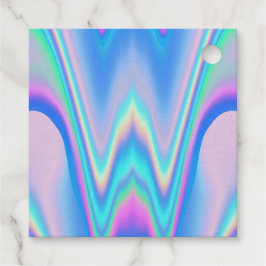 素晴らしいネオンホログラフィックユニコーンピンク文字かわいい フェイバータグ