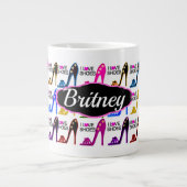 素晴らしいハイヒールとスティレット ジャンボコーヒーマグカップ (正面)