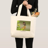素晴らしいハチドリ ラージトートバッグ (正面(商品))