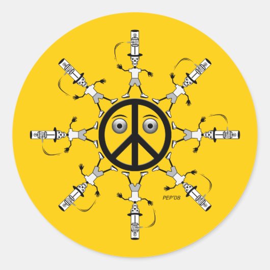 素晴らしいハッター#1 ラウンドシール (正面)