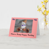 素晴らしいハッピーバースデーを取る カード (黄色い花)