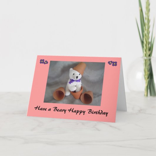 素晴らしいハッピーバースデーを取る カード (正面)