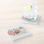 素晴らしいハロウィーン ガラスコースター (アングル)