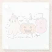 素晴らしいハロウィーン ガラスコースター (裏面)