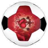 素晴らしいハート サッカーボール (回転)