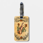 素晴らしいバイオリン ラゲッジタグ (裏面縦)