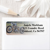 素晴らしいバイクバイクもしくは自転車に乗る人カスタム住所 シール (インサイチュ)